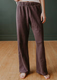 The Leisure Pants: Small / Washed Black