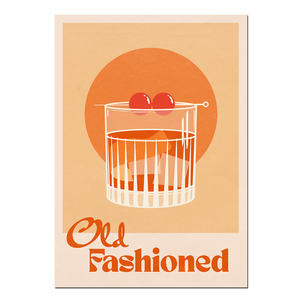 Old Fashioned Print: A4