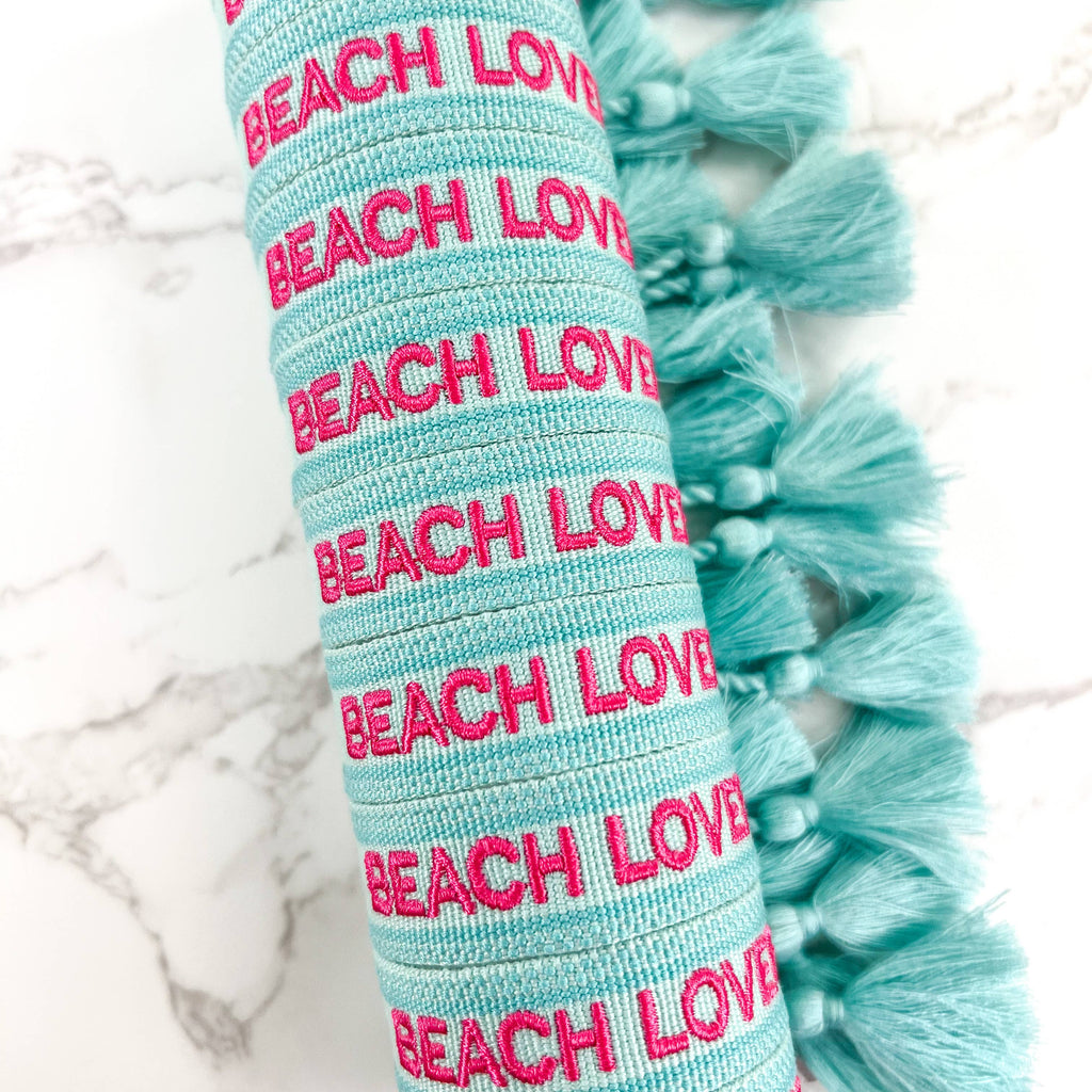 Beach Lover Embroidered Bracelet