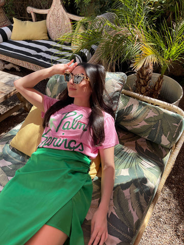 (Closeout) BOWIE TEE - Palm Springs (Pink)