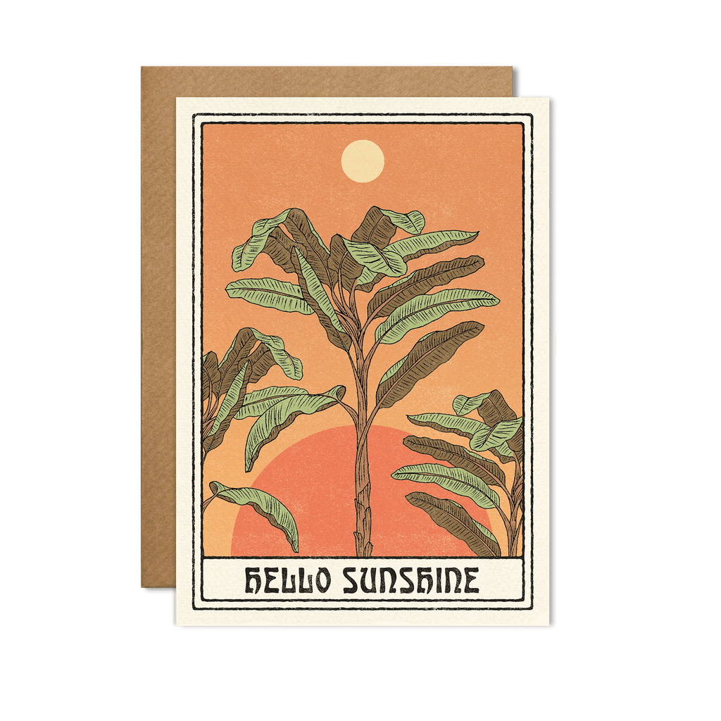 Hello Sunshine Card: With cello wrap